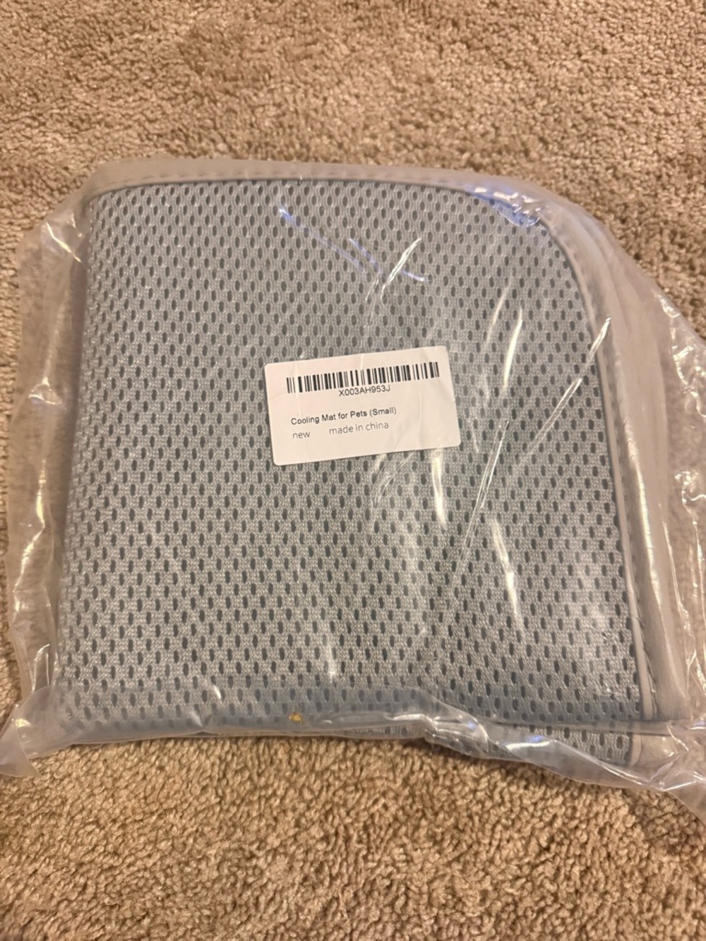 Cooling Mesh Pet Mat - Light Gray